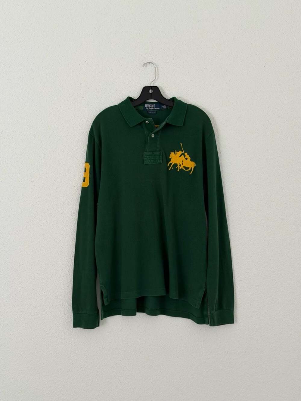 Vintage Polo Ralph Lauren Dual Match Big Pony L/S Polo Shirt #3 Size Large